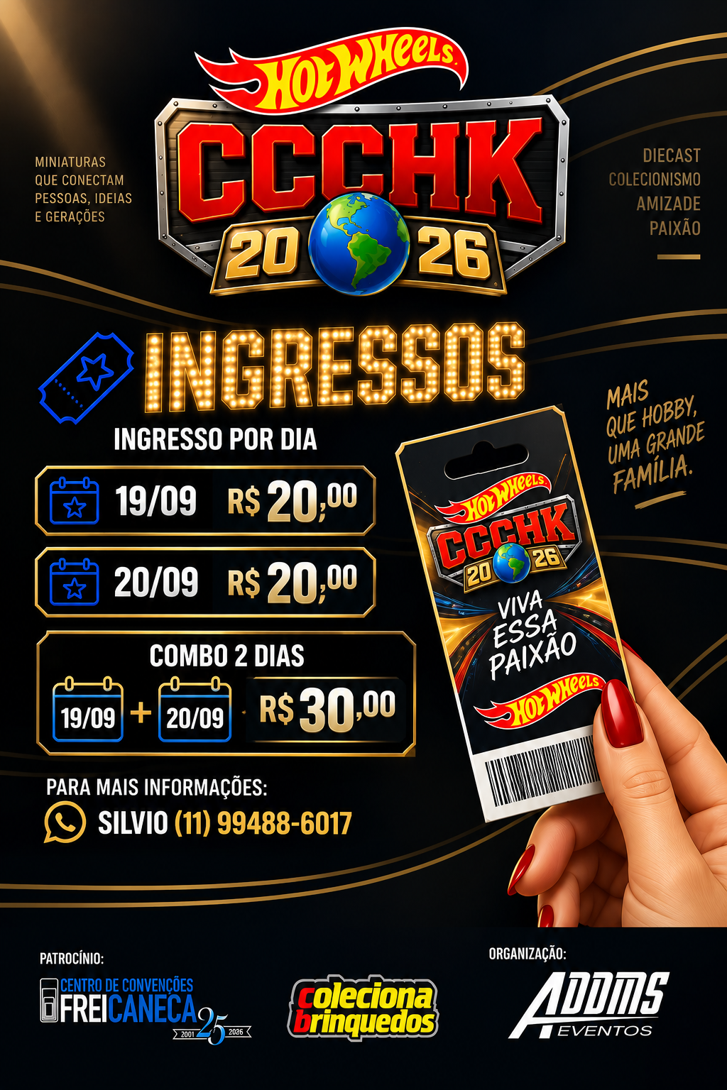 CCCHK 2026: Encontro de Colecionadores e Customizadores do Brasil!